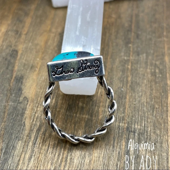 Alquimia by Ady Silver and Turquoise Ring - Picture 4 of 10